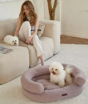 Dog bed "Marshmallow" in pink
