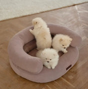 Dog bed "Marshmallow" in pink