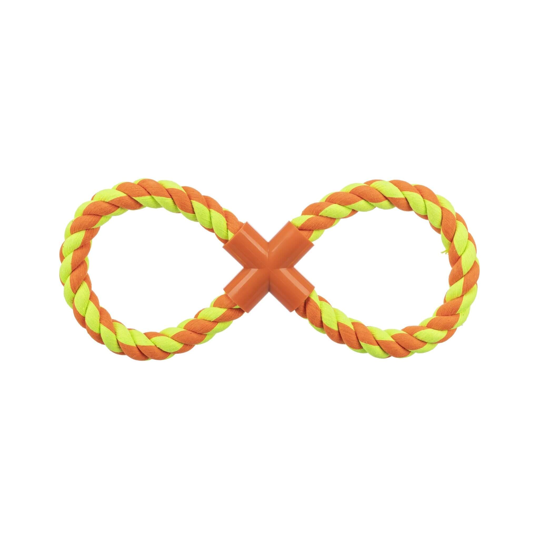 Rope - figure eight teether for tugging, 35 cm