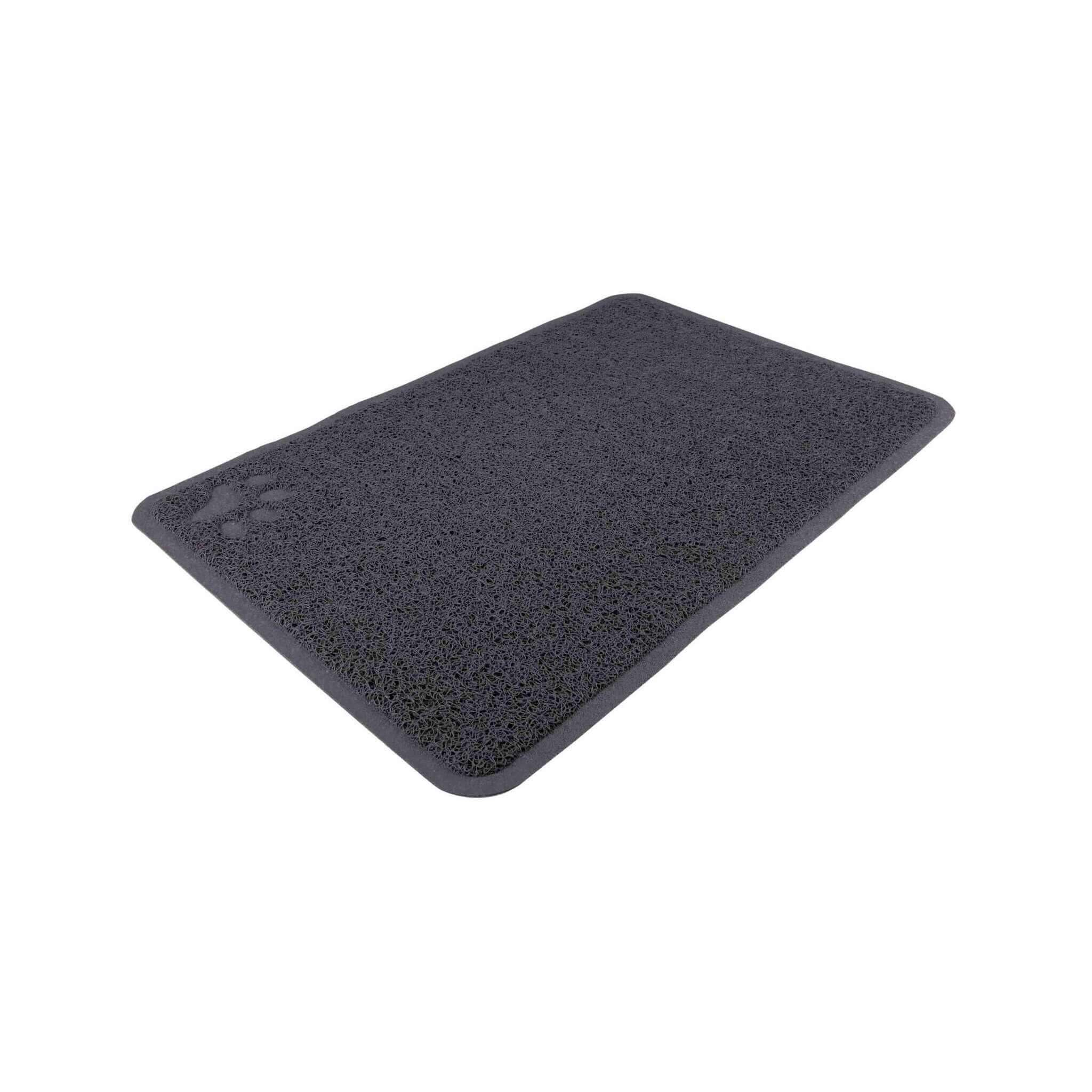 PVC litter box mat 40×60 cm anthracite