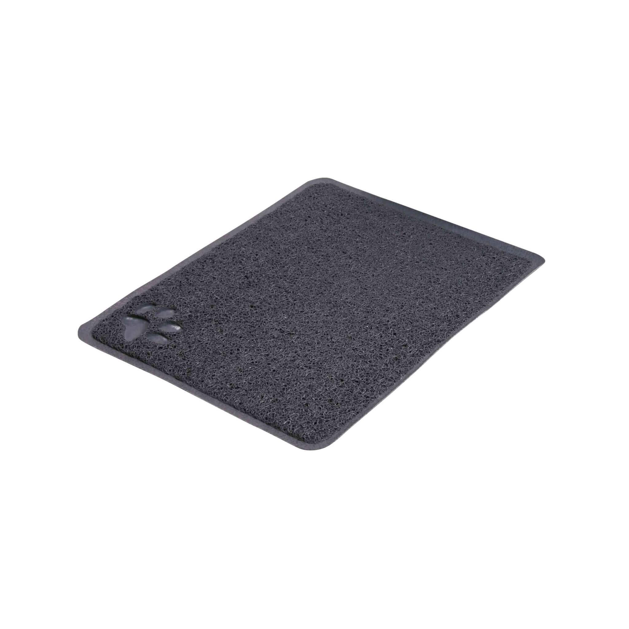 PVC litter box mat 37×45 cm anthracite