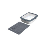PVC litter box mat 37×45 cm anthracite