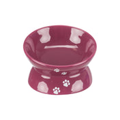 Ceramic cat bowl, purple, 0.15 l, ø 13 cm