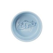 Blue ceramic cat bowl 0.3 l, ø11 cm