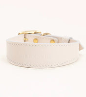 "Almond" dog collar - lightness, comfort and handcraft