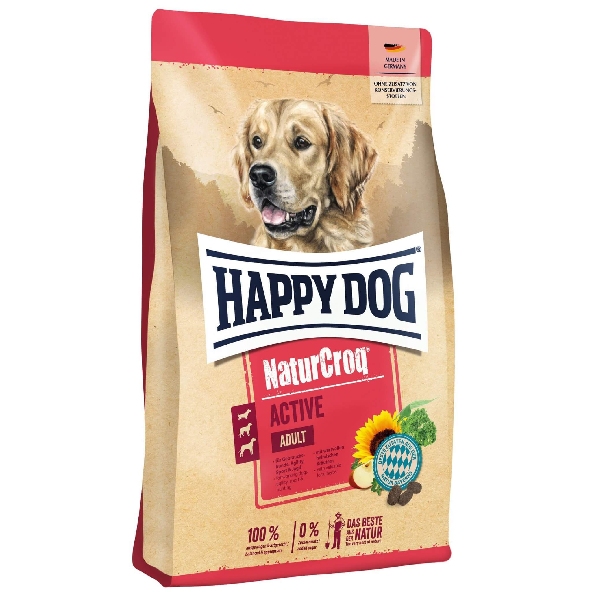 Happy Dog NaturCroq Active – karma dla aktywnych psów 15 kg
