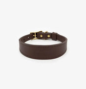 "Almond" dog collar - elegance, durability and hand-made