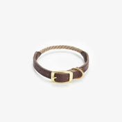 Dog collar with string "Caviar Terra"