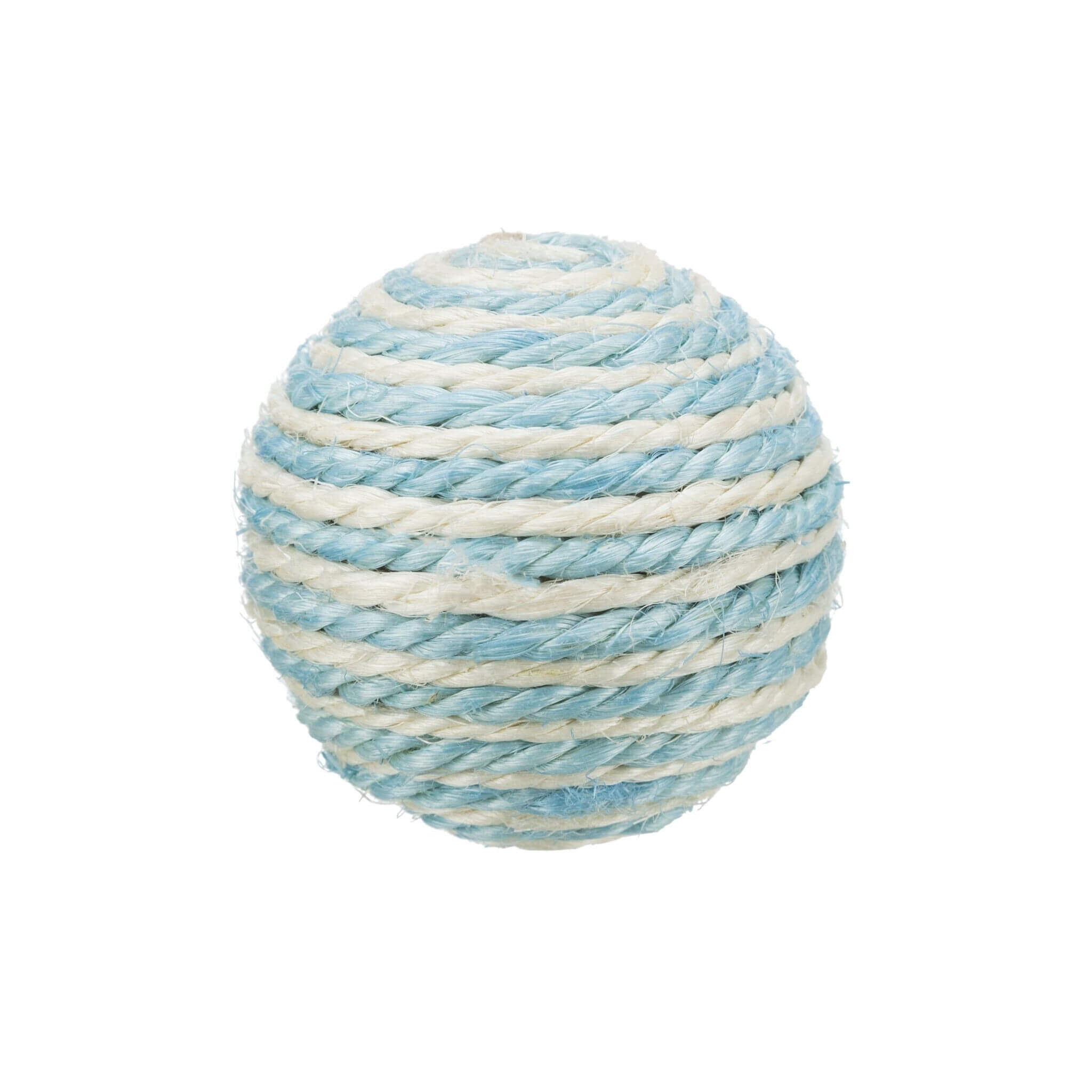 Sisal ball with rattle for cat 6.5 cm
