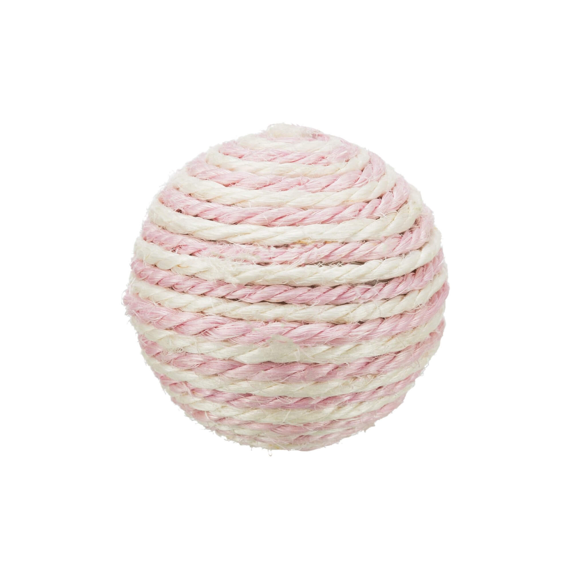 Sisal ball with rattle for cat 6.5 cm