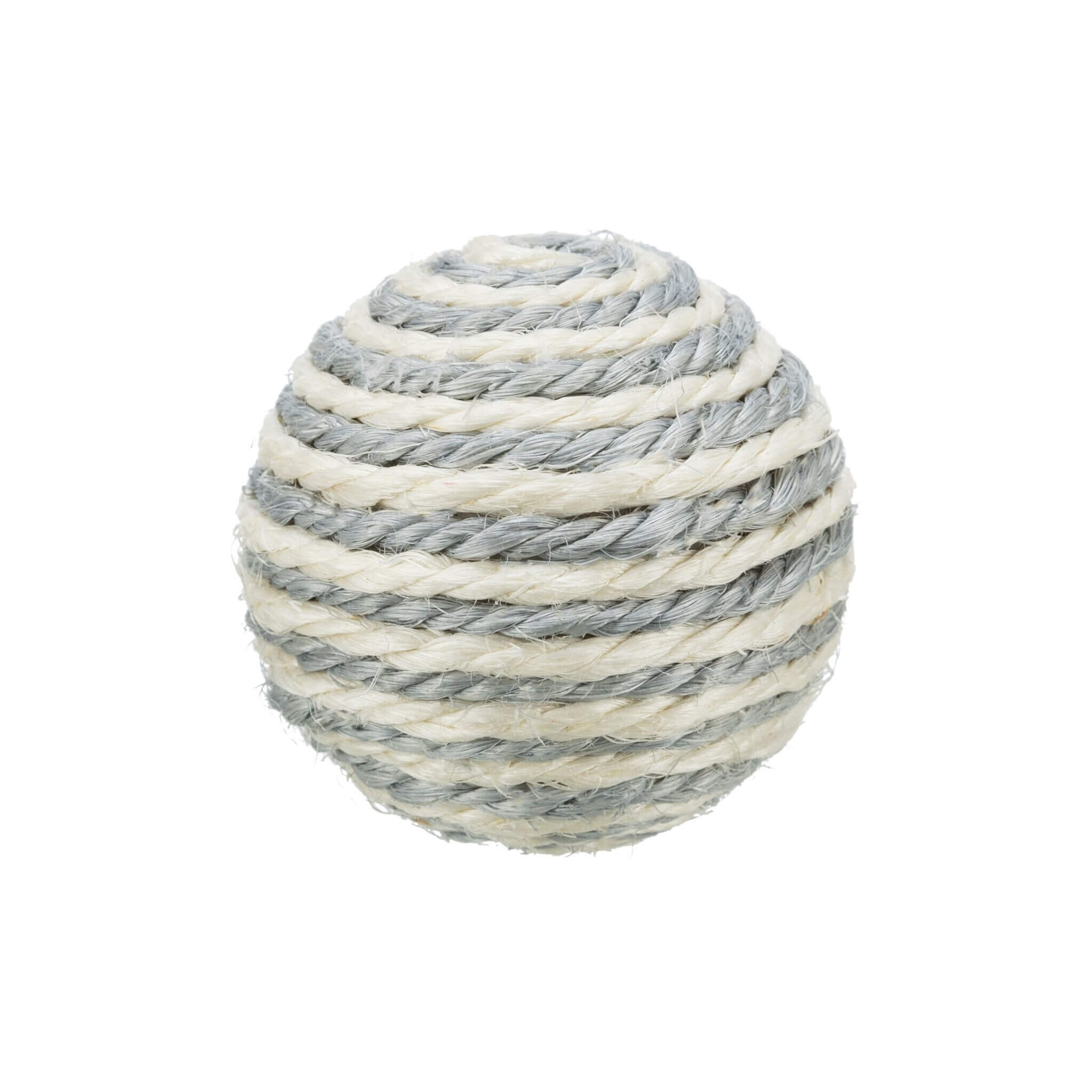 Sisal ball with rattle for cat 6.5 cm