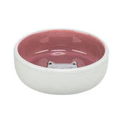 Ceramic cat bowl 0.3 l pink 13 cm