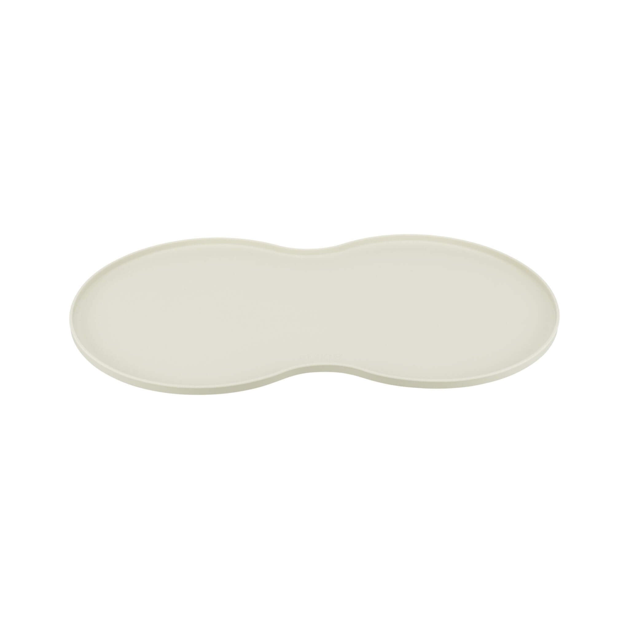 Silicone pad for dog bowls, gray, 44×27 cm