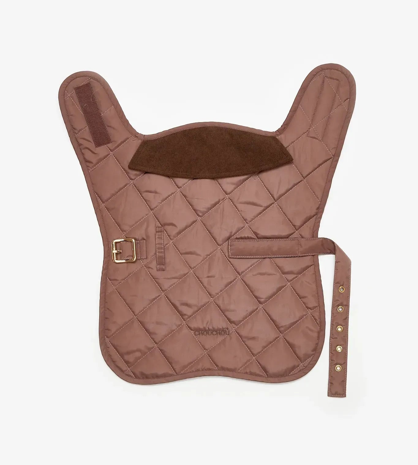 Kurtka przeciwdeszczowa dla psa w kolorze brązowym