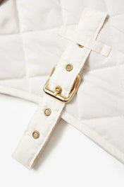 Dog Raincoat in Milky Color