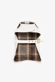 Dog Raincoat in Milky Color