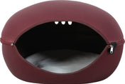 ZOLUX LOUNA cat bed, burgundy 48.5x47.5x31 cm