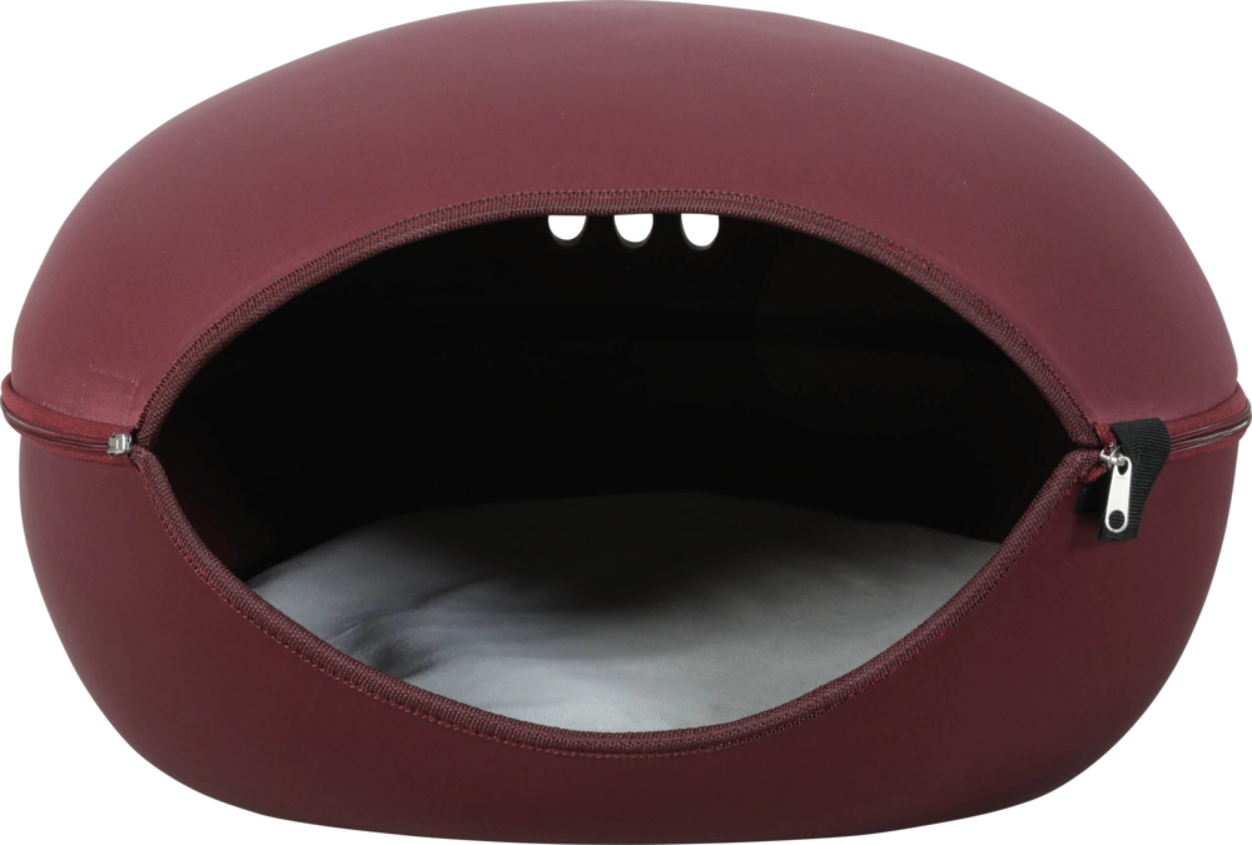 ZOLUX LOUNA cat bed, burgundy 48.5x47.5x31 cm