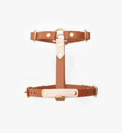 Dog harness "BioThane" guard - light brown with powder