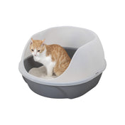 Simao Tall gray litter box 48×30×58 cm for cats