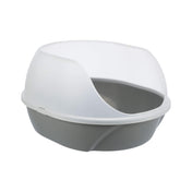 Simao Tall gray litter box 48×30×58 cm for cats