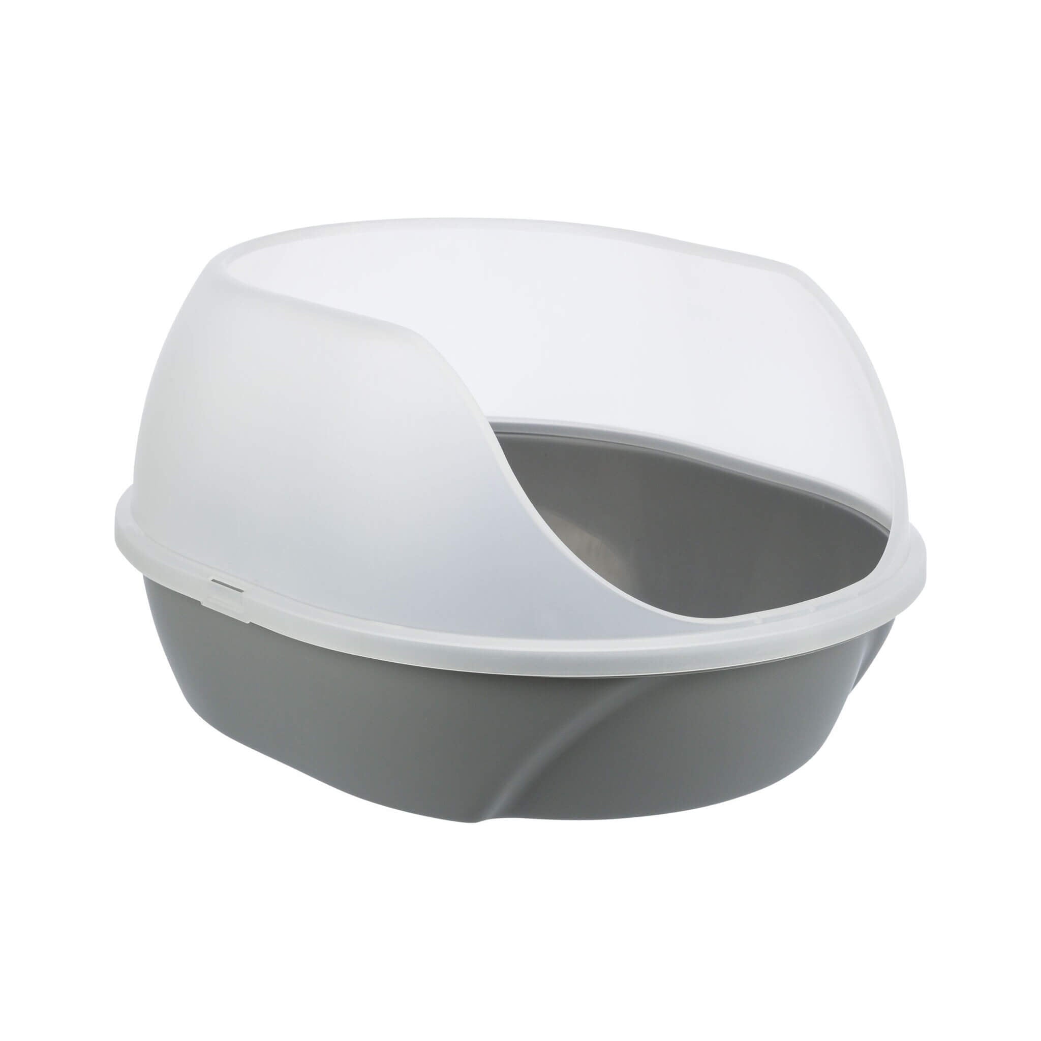 Simao Tall gray litter box 48×30×58 cm for cats