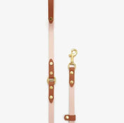 Dog leash "BioThane" - powder red