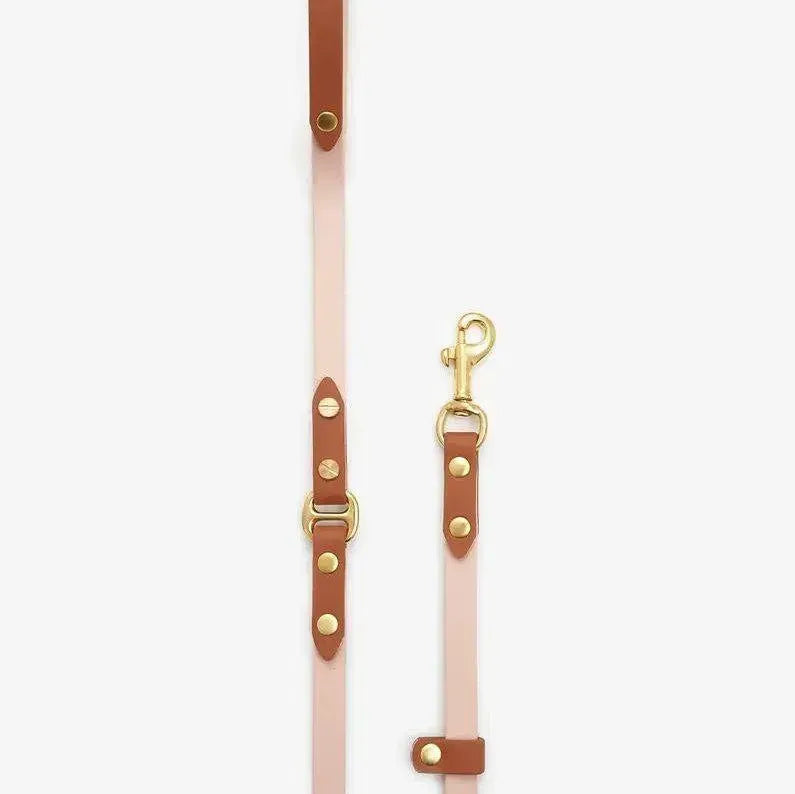 Dog leash "BioThane" - powder red