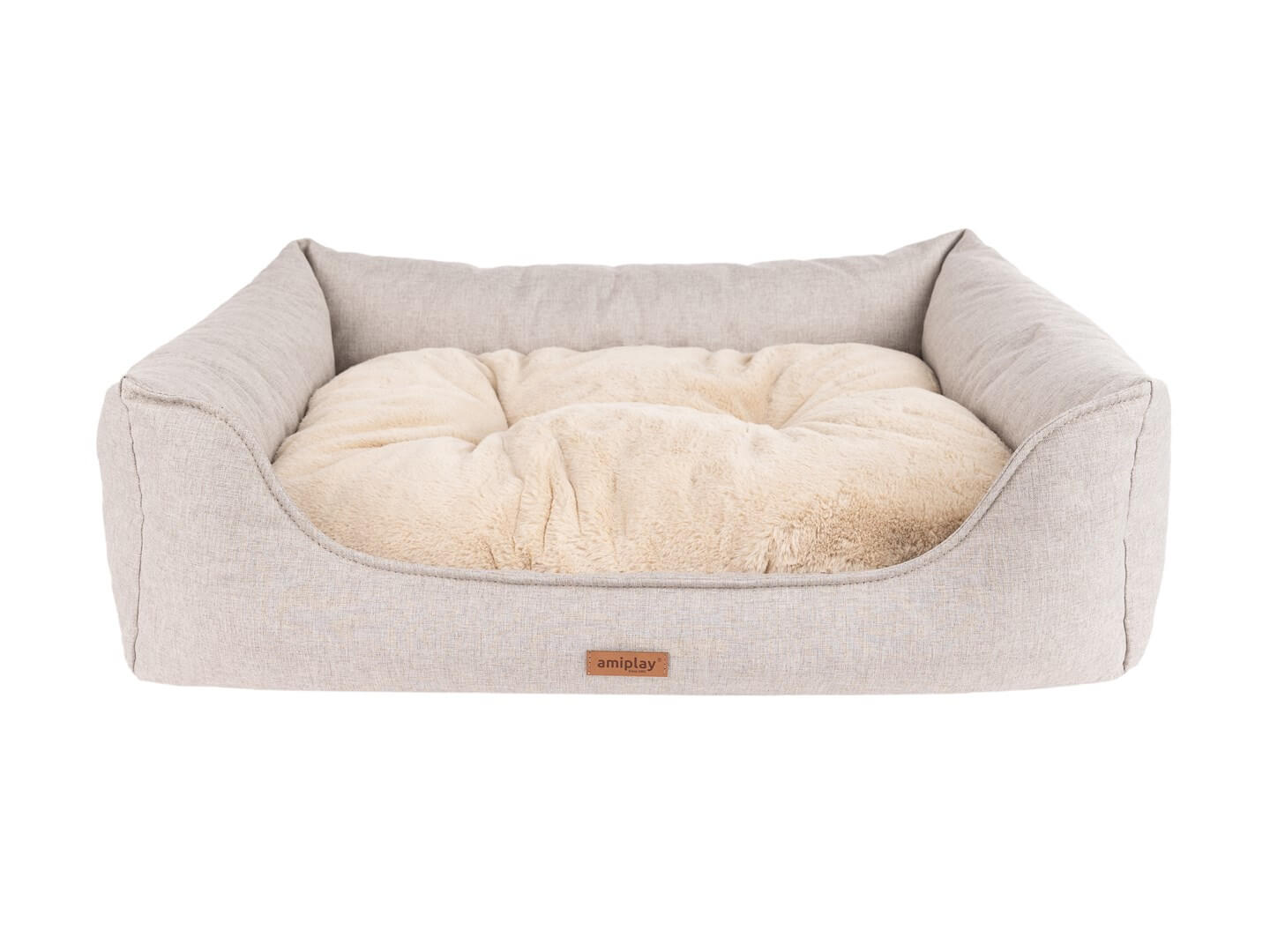 Como sofa for a dog - a stylish beige bed