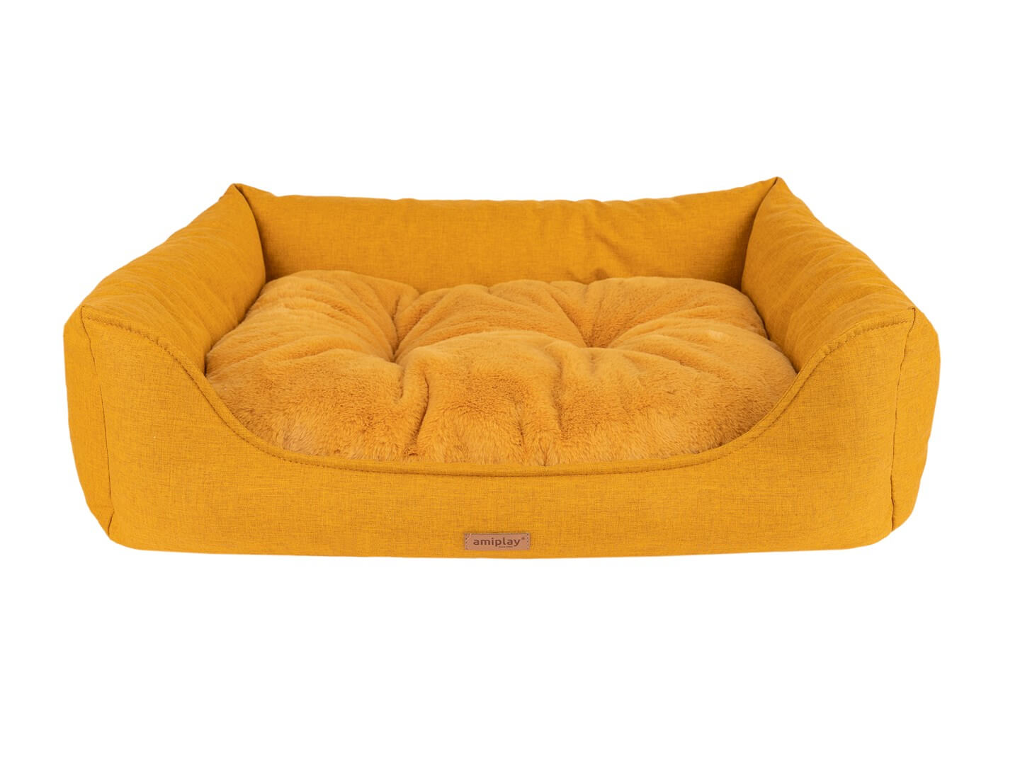 Como sofa for a dog - a stylish yellow lair