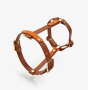 Dog harness "BioThane" guard - light brown with orange