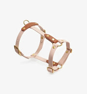 Dog harness "BioThane" guard - powder red