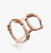 Dog harness "BioThane" guard - powder red