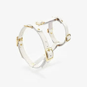 Classy luxury dog harness - handcrafted from premium Italian leather