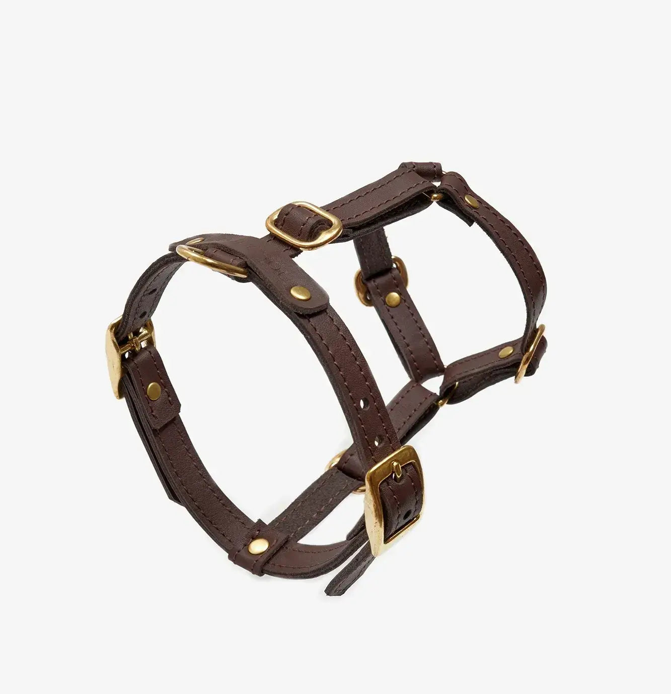 Classy luxury dog harness - handcrafted from premium Italian leather