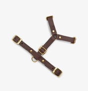 Classy luxury dog harness - handcrafted from premium Italian leather