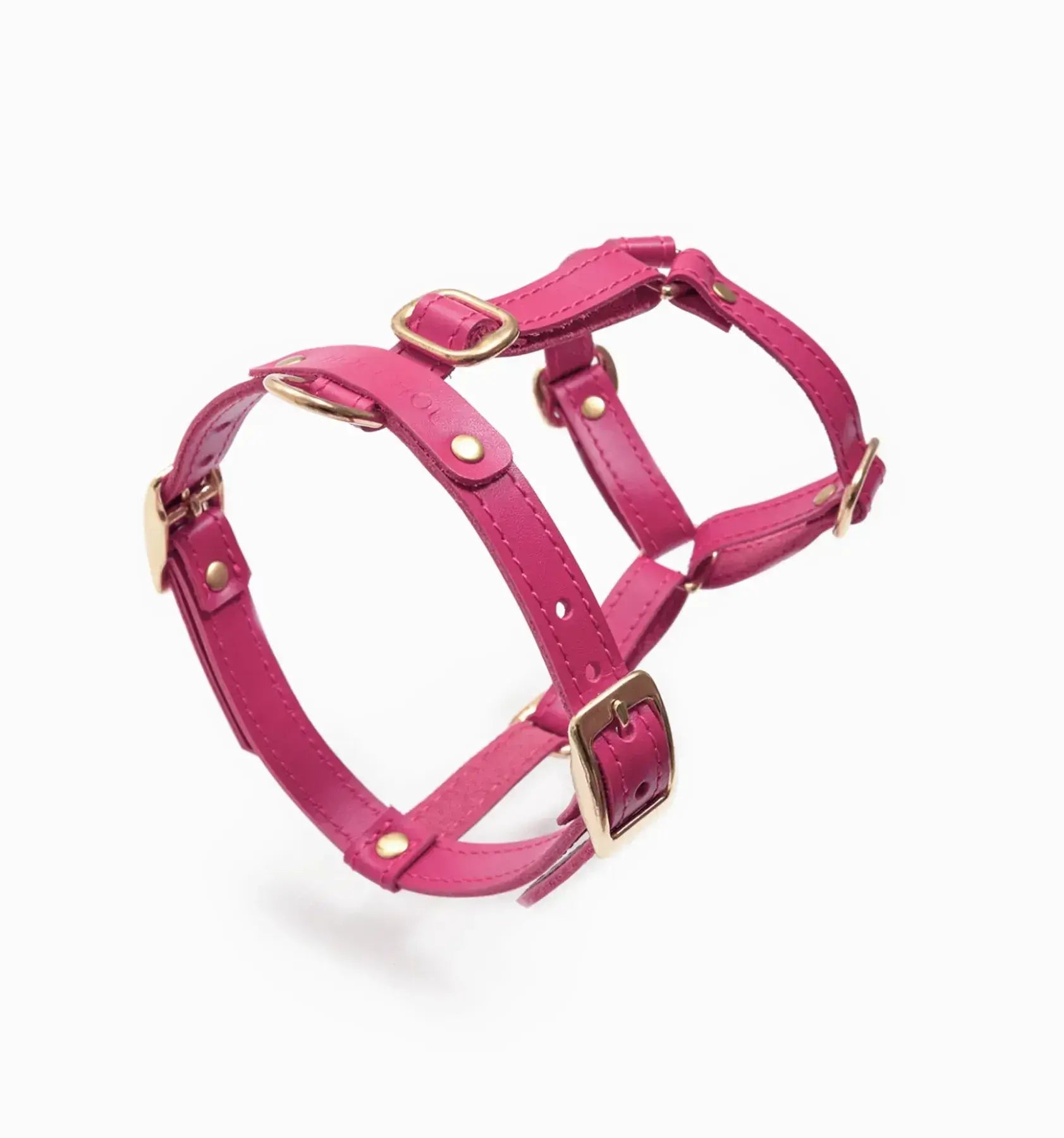 Classy luxury dog harness - handcrafted from premium Italian leather
