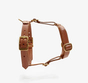 Classy luxury harness light brown - handcrafted from premium Italian leather
