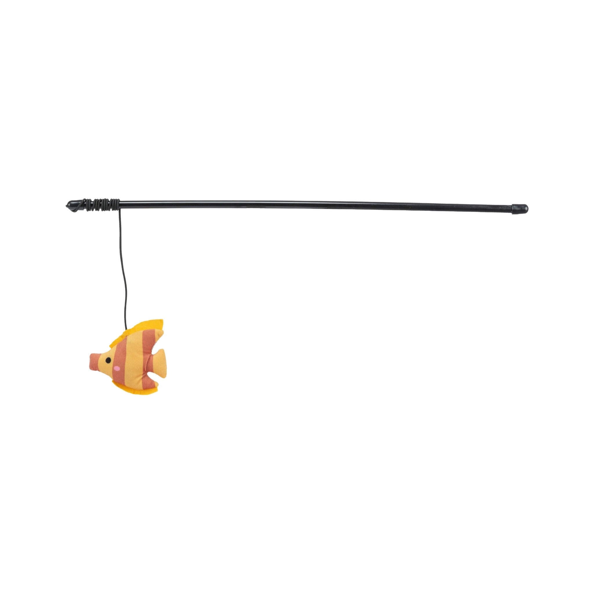 Wędka dla kota z rybką – interaktywna zabawka 46 cm