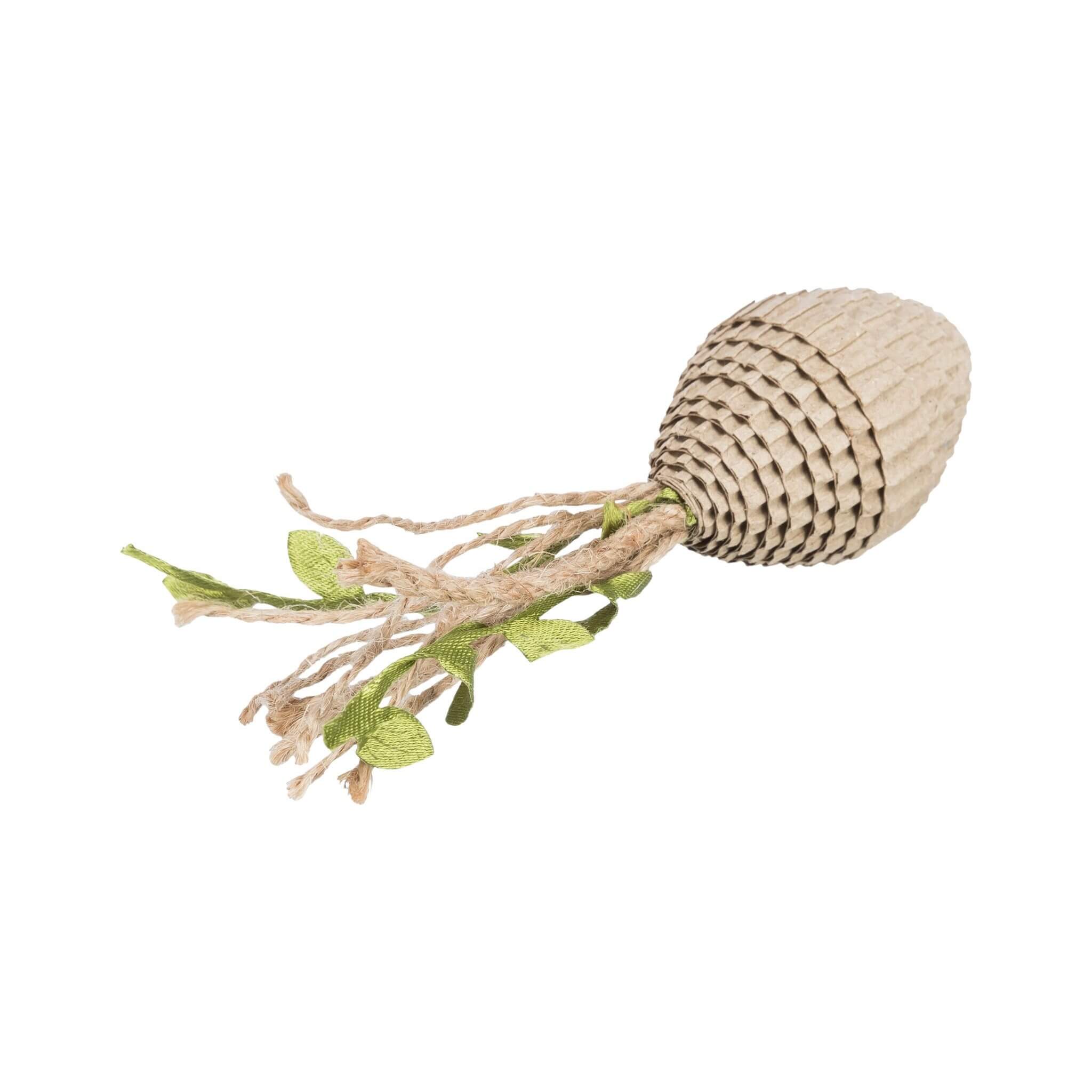 Pin toy made of cardboard and hemp for cats – 13 cm