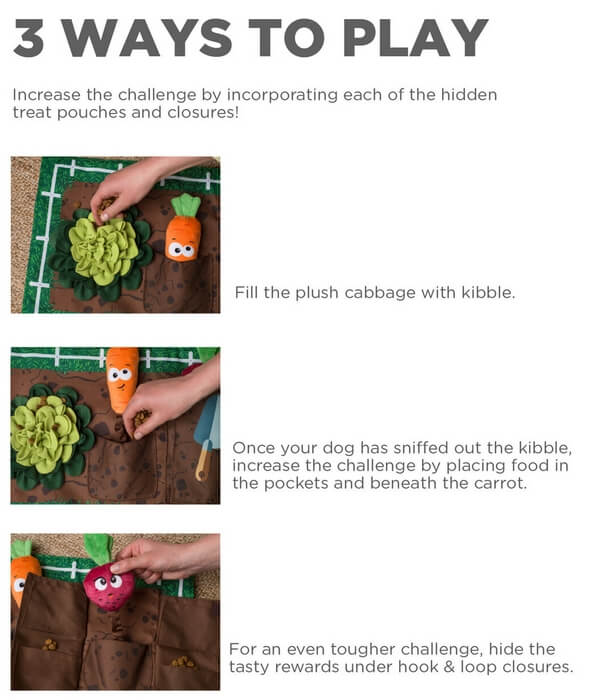 Nina Ottosson Garden Game - Interactive Mat for Dogs