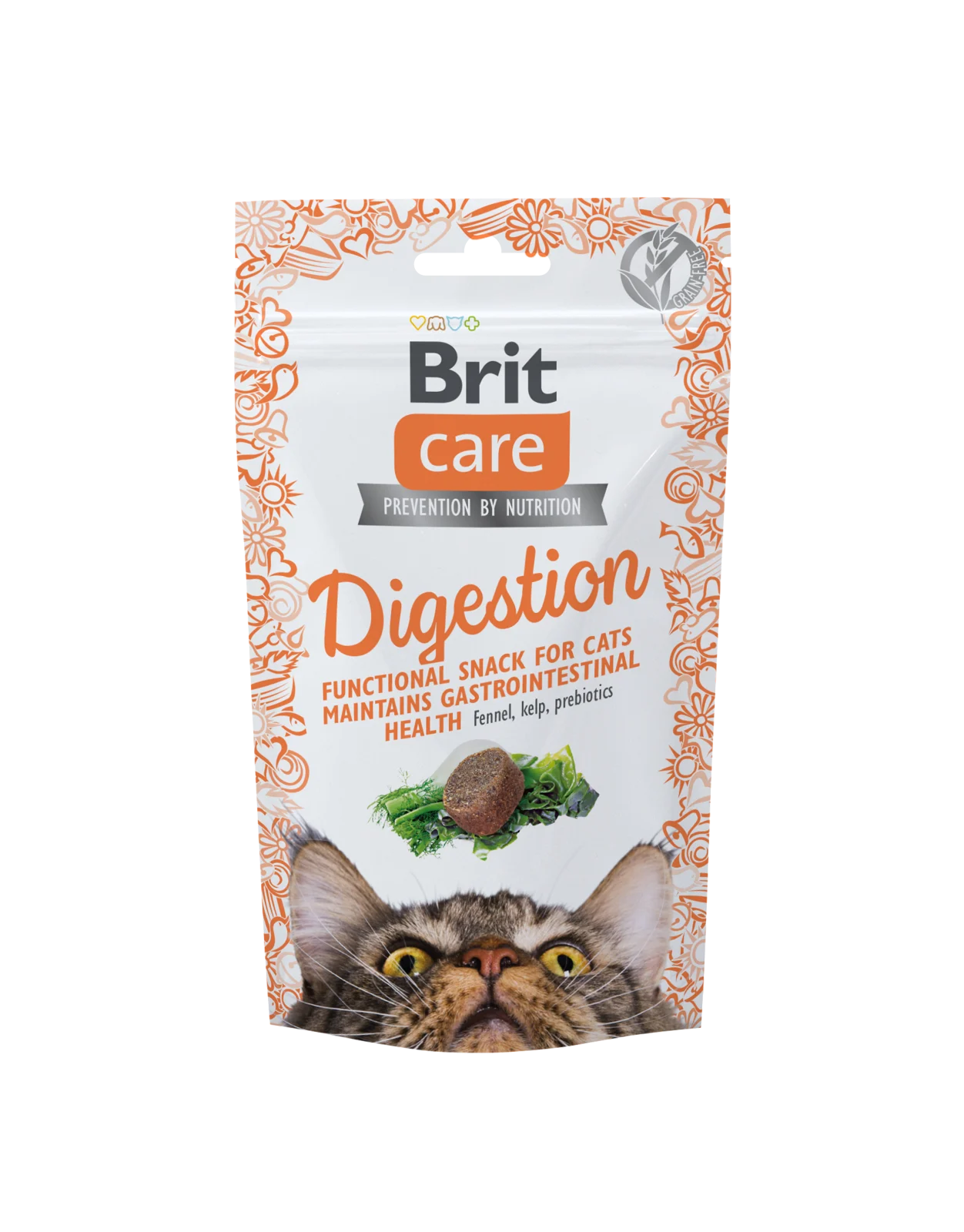 Brit Digestion Snack for cats - tuna, dill, probiotics