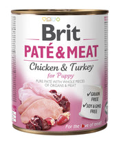 BRIT PATE PUPPY - FEEDING WITH CHICK AND TURYK FOR PUCCES 6