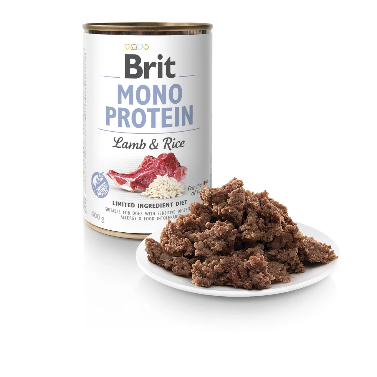 Brit mono lamb & rice - wet lamb karma for dogs
