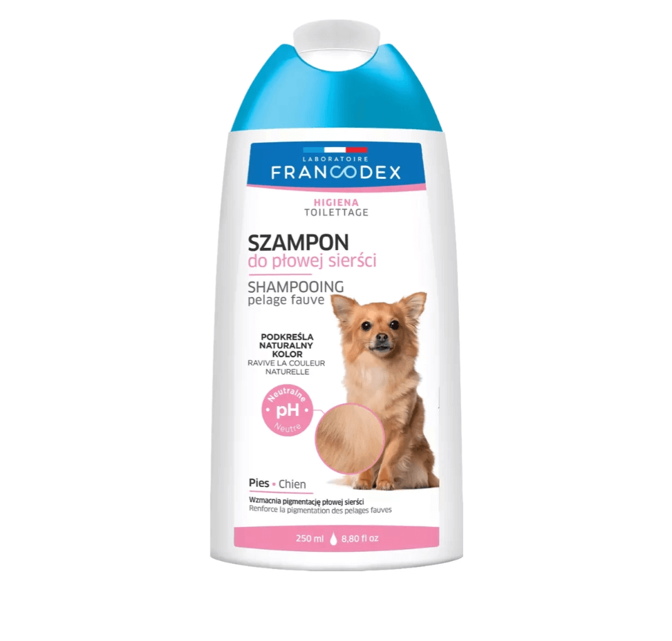 FRANCODEX Dog Shampoo for Fawn Hair – 250 ml