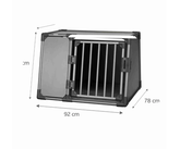 Aluminum Carrier L for Car – 92 × 64 × 78 cm 