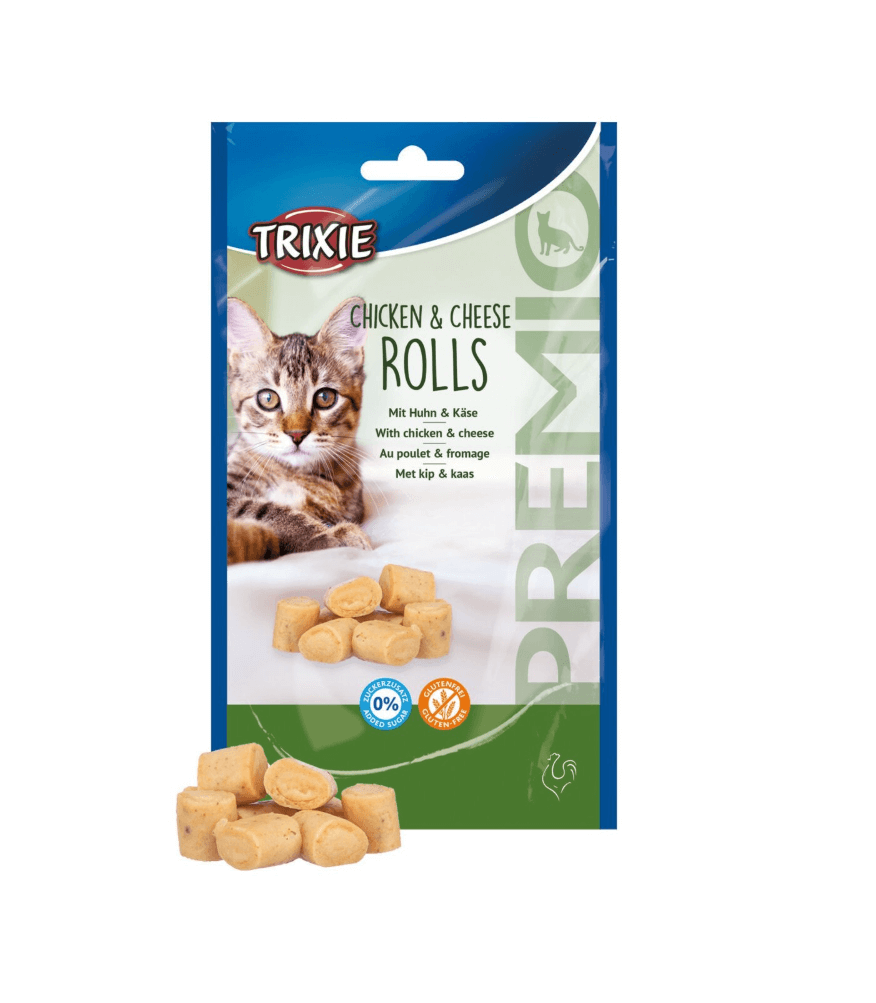 Premio Chicken Cheese Roll - Cat's Melicacy, 50G