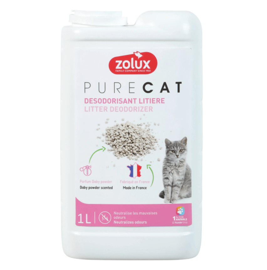 ZOLUX Deodorant for litter talc 1L – PURECAT