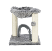 Standing scratcher Base with massager and brush 50 cm gray