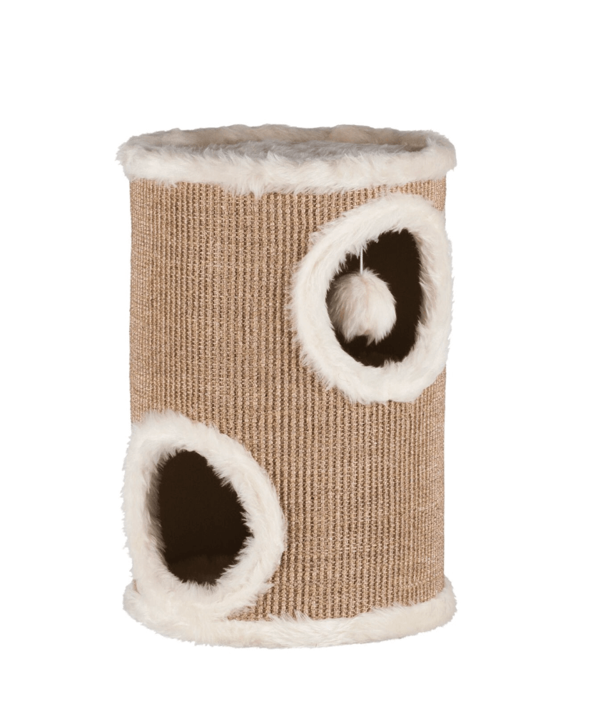 Cat tree tower Edoardo 50 cm grey-brown/cream